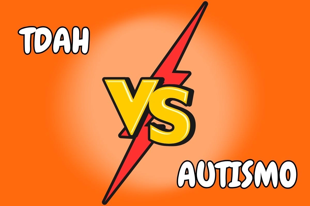 Comparativa conceptual entre las características del autismo y del TDAH en el neurodesarrollo infantil