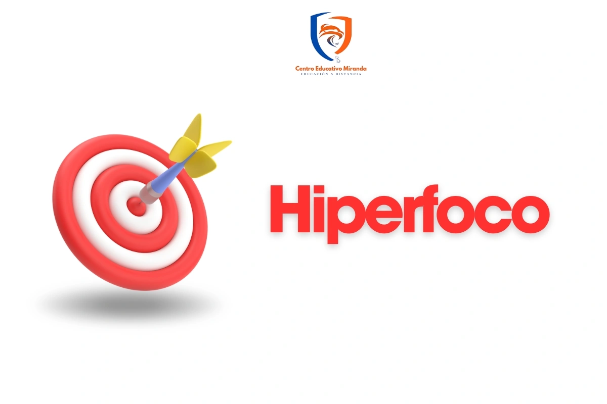 Infografía que resume el funcionamiento del hiperfoco, la dopamina y la concentración en el neurodesarrollo