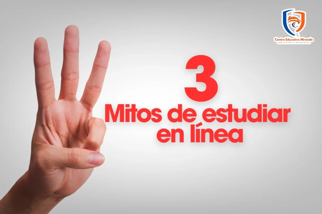 mitos de estudiar en línea